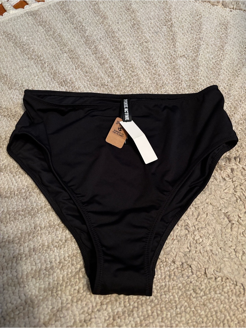 Black Victoria’s Secret high waist bikini bottom